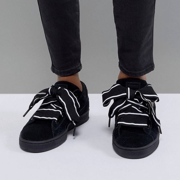 Puma Shoes - Puma Suede Heart Ribbon Sneaker